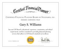 Gary Williams CFP Certified Financial Planner