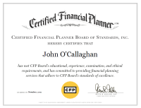 John O'Callaghan CFP Certified Financial Planner