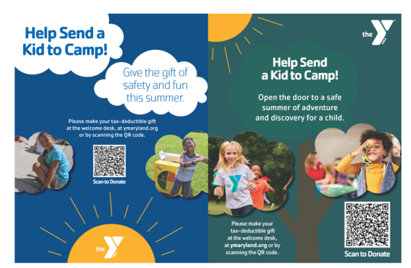 Send a kid to camp flyer